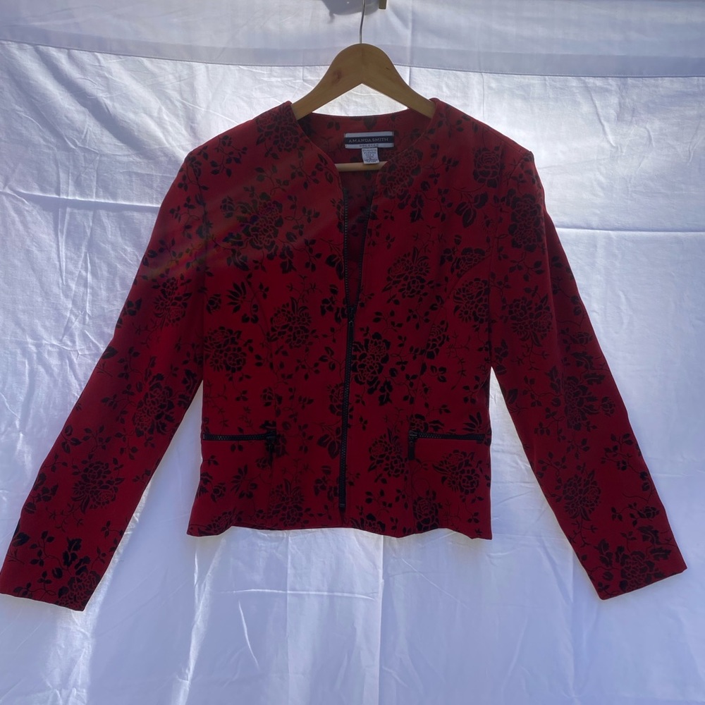 Amanda Smith Light Zip Up Jacket - image 1